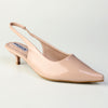 Madison Otto Kitten Heel Slingback - Nude