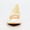 Butterfly Feet Leonore 1 Low Block Heel - White