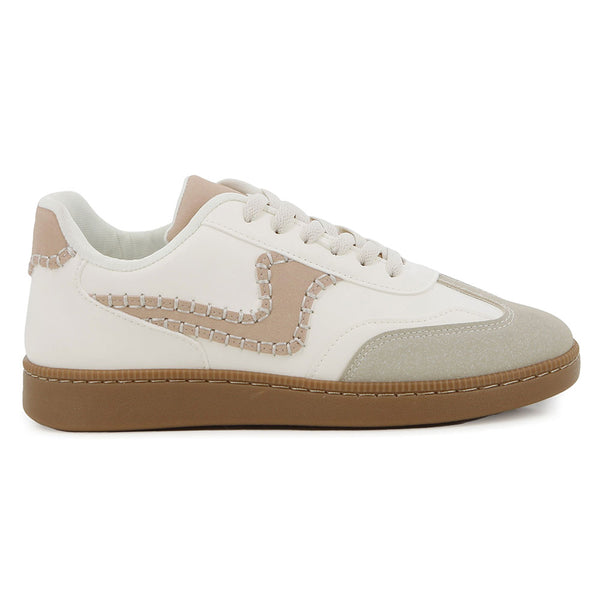 Pierre Cardin Retro 14 Sneaker - Beige Multi