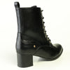 Franco Rossi Ladies Fashion Side Lace Up Boot - Black