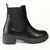 Madison Ladies Fashion Gusset Boot - Black