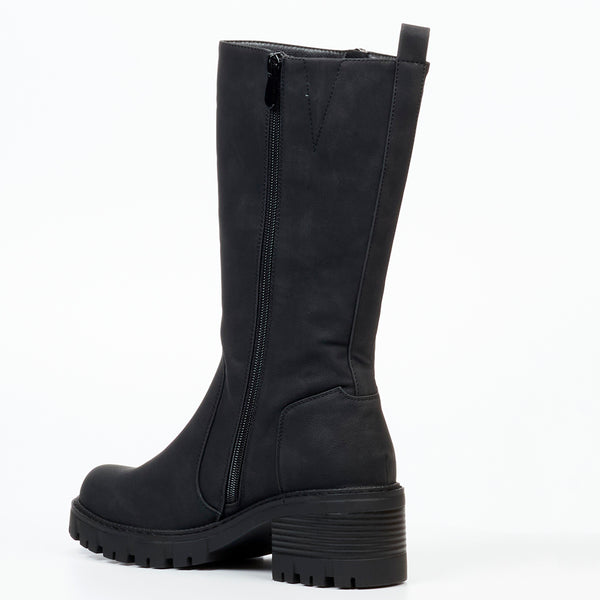 Butterfly Feet Detroit 1 High Boots - Black