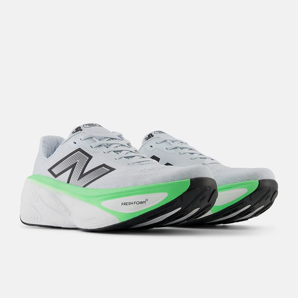 New Balance Fresh Foam X More v5 Men's Sneakers - White/Green-New Balance-Buy shoes online