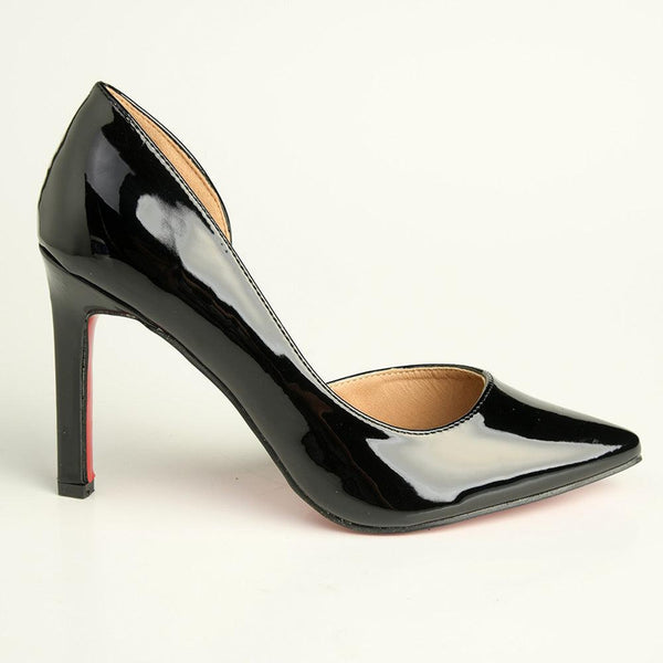 Madison Max Open Waist Court Heels - Black-Madison Heart of New York-Buy shoes online