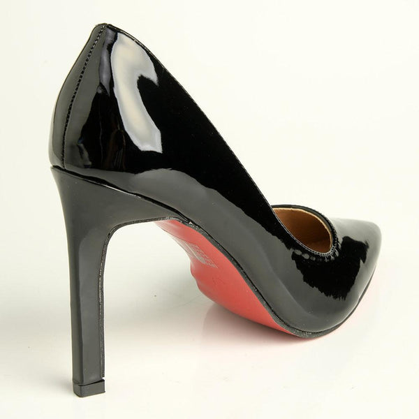 Madison Max Open Waist Court Heels - Black-Madison Heart of New York-Buy shoes online