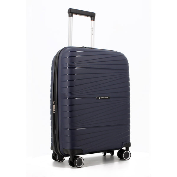 Pierre Cardin Montpellier Hard Case Luggage - Navy