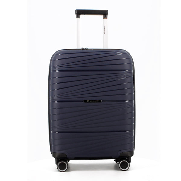 Pierre Cardin Montpellier Hard Case Luggage - Navy (Medium)