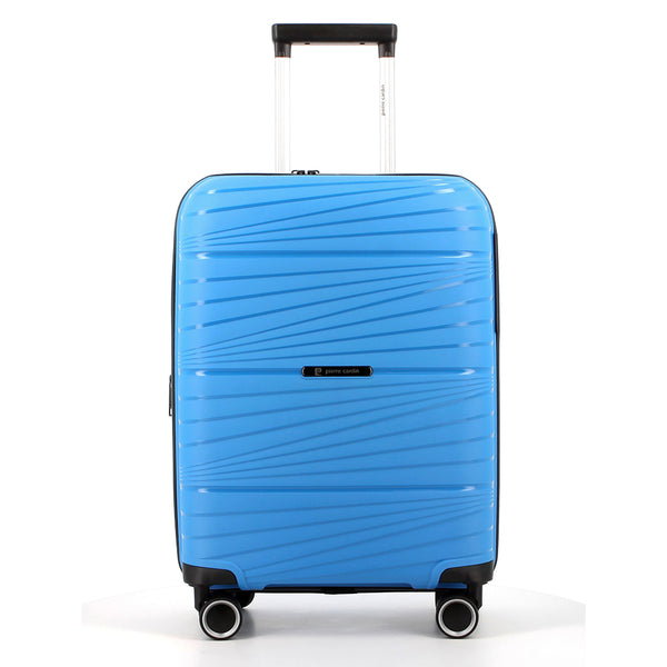 Pierre Cardin Montpellier Hard Case Luggage - Sky Blue