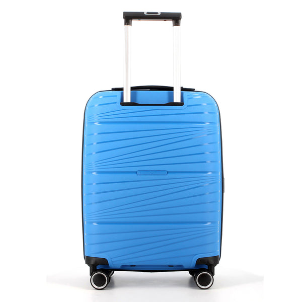 Pierre Cardin Montpellier Hard Case Luggage - Sky Blue