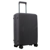 Pierre Cardin Cannes Clip Hard Shell Trolley Case - Charcoal & Orange (Medium)