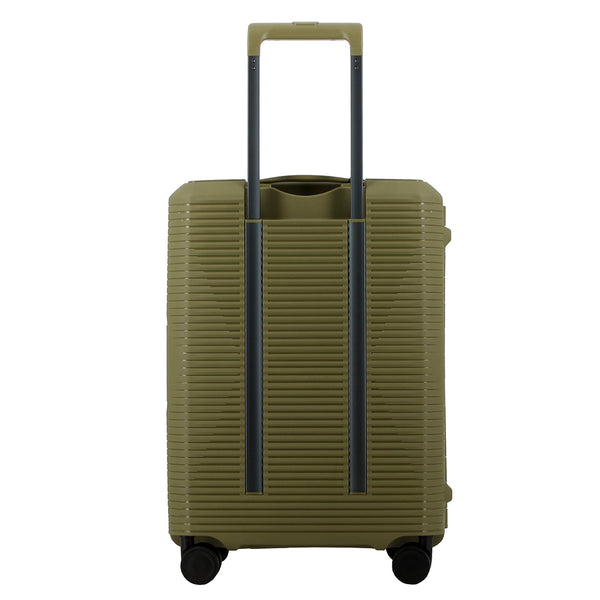 Pierre Cardin Cannes Clip Hard Shell Trolley Case - Green