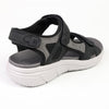 Action Comfort Sandals - Black/Grey