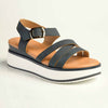 Alessio Bev Wedge - Navy-Alessio-Buy shoes online