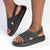 Alessio Christine Sling Back Platform Sandal - Black