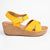 Alessio Cross Strap Fashion Platform - Yellow-Alessio-Buy shoes online