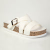 Alessio Cross Strap Sandal - White-Alessio-Buy shoes online