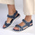 Alessio Dorsey Strap Adventure Sandals - Blue-Alessio-Buy shoes online