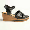 Alessio Fashion Comfort Sandals - Black-Alessio-Buy shoes online