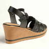 Alessio Fashion Comfort Sandals - Black-Alessio-Buy shoes online