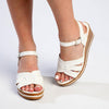 Alessio Fashion Comfort Sandals - White-Alessio-Buy shoes online