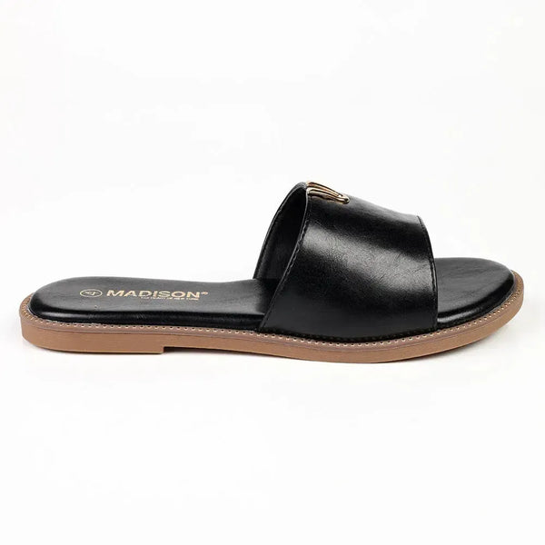 Alessio Flat Sandal - Black