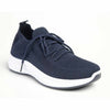 Alessio Fly Knit Lace Up Sneaker - Navy-Alessio-Buy shoes online