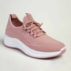 Alessio Fly Knit Lace Up Sneaker - Pink-Alessio-Buy shoes online