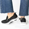 Alessio Fly Knit Slip On Sneaker - Black / White