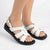 Alessio Interstrap Slingback Sandal - White