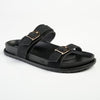 Alessio Jany Push in Sandal - Black-Alessio-Buy shoes online