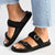Alessio Jany Push in Sandal - Black-Alessio-Buy shoes online