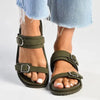 Alessio Jany Push in Sandal - Olive