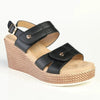 Alessio Ladies Fashion Wedge - Black