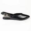Alessio Pointy Mule - Black