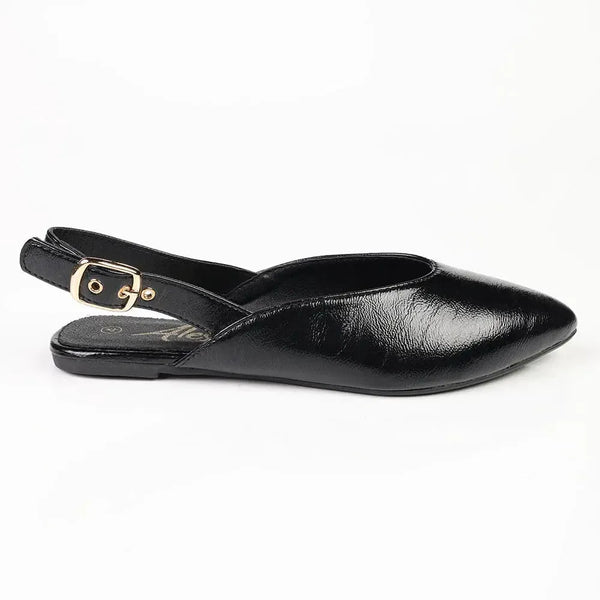 Alessio Pointy Mule - Black