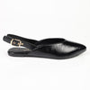 Alessio Pointy Mule - Black
