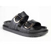 Alessio Push-In Fashion Comfort Slides - Black-Alessio-Buy shoes online