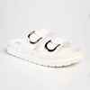 Alessio Push-In Fashion Comfort Slides - White-Alessio-Buy shoes online