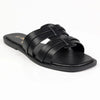 Alessio Push In Sandal - Black