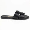 Alessio Push In Sandal - Black