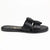 Alessio Push In Sandal - Black