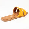 Alessio Push In Sandal - Mustard