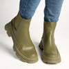 Alessio Rochel Chunky Fashion Boot - Olive-Alessio-Buy shoes online