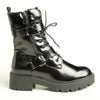 Alessio Rosanne Double buckle Boot - Black-Alessio-Buy shoes online