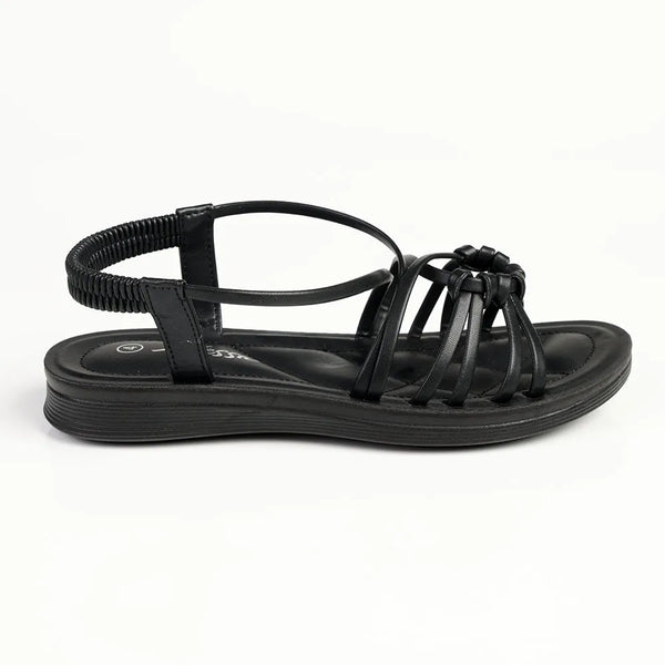 Alessio Strappy Sandal - Black