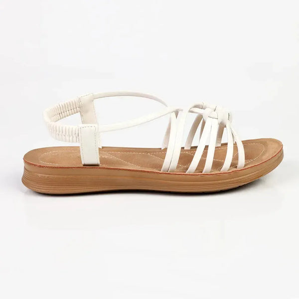Alessio Strappy Sandal - White