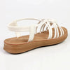 Alessio Strappy Sandal - White