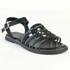 Alessio Strippy Sandal - Black Combo