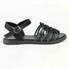Alessio Strippy Sandal - Black Combo