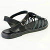 Alessio Strippy Sandal - Black Combo
